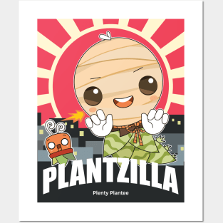 Plantzilla Kaiju Posters and Art